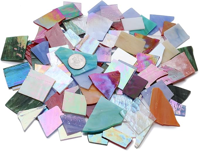 Lanyani Iridescent Stained Glass Pieces - Image 6
