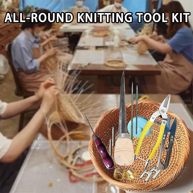 Basket Weaving Tools kit, All-in-One Basket Making Supplies - Image 6