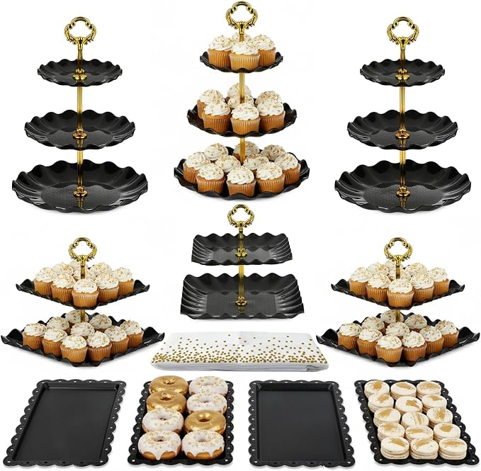 Pack of 11 NWK Cake Stand Set, by NWK