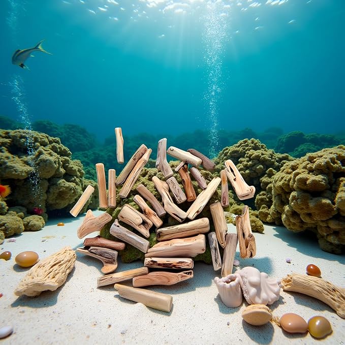 20 Pcs Natural Driftwood Pieces - Image 5