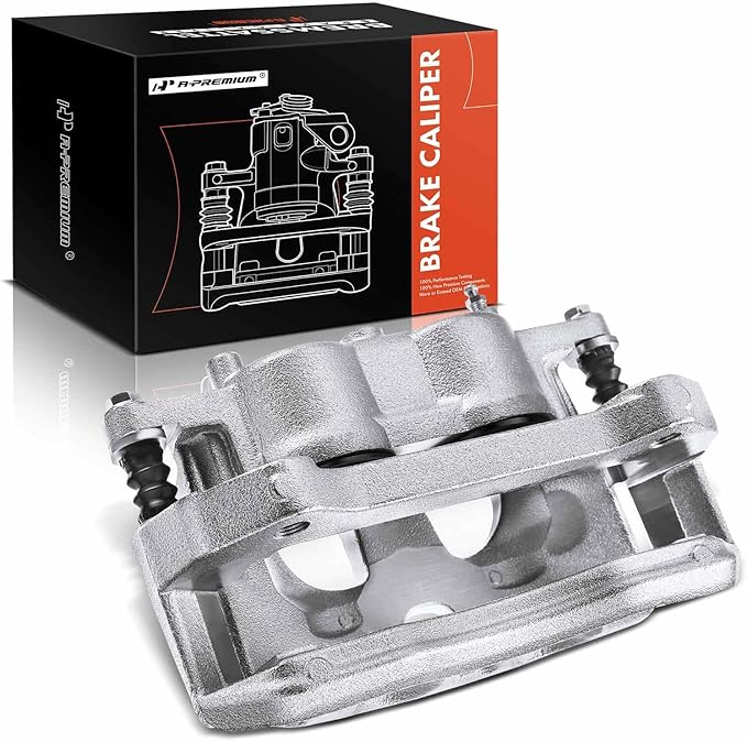 A-Premium Disc Brake Caliper Assembly with Bracket Compatible with Ford Models - For F-150 2012-2020, Lobo 2011-2013 2015-2020 - Front Left Driver Side