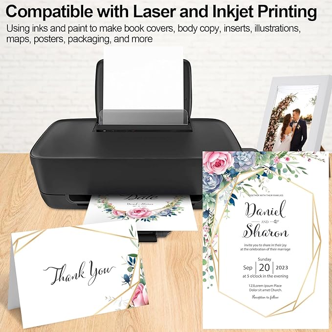 Joyberg 200P White Cardstock 8.5 x 11, 230gsm Cover Cardstock Paper, 85 Lb - Image 4