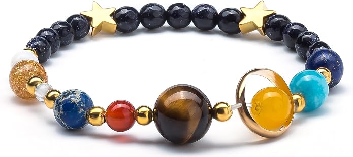 Fesciory Women Solar System Bracelet Universe Galaxy The Eight Planets Guardian - Image 3