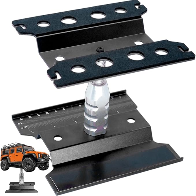 RC Car Repair Work Stand Lift Lower Adjustable Workstation Aluminum 360 Degree by Rcthjia