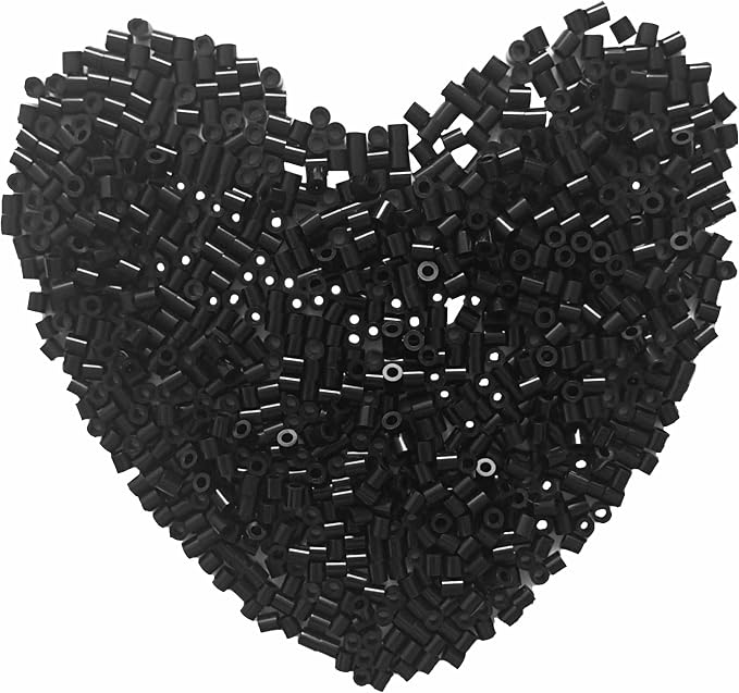 1000Pcs Fuse Beads - 5mm Black Melting Beads by Yowamho