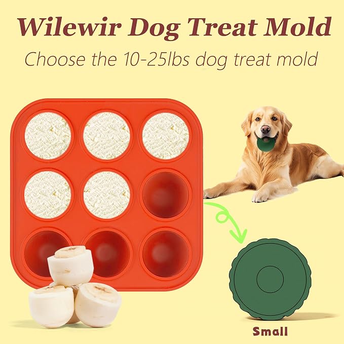 9-Cavity Silicone Frozen Dog Treat Mold - Image 2