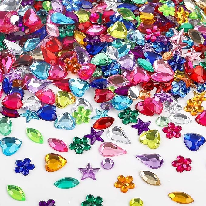 JPSOR 600pcs Rhinestones Crystal Gems - Image 3