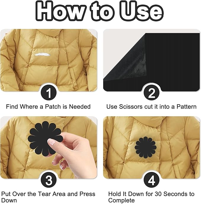78.8 x 3 inch Nylon Repair Patch Self-Adhesive Fabric Patch Down Jacket Repair Patches for Puffer Jackets Tenacious Tape Polyester Waterproof Lightweight Outdoor Tent Repair Patch Kit for Clothes Bag