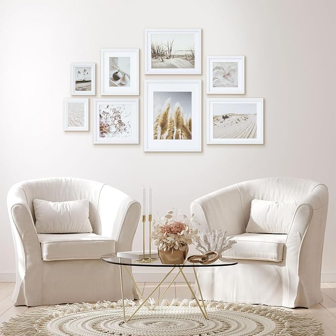 ArtbyHannah Gallery Wall Frame Set, 8 Pack Picture Frames Collage Wall Decor - Image 9