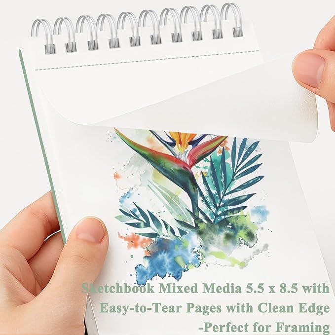 Fuxi Small Mixed Media Sketchbook, 50 Sheets Per Pad. - Image 5
