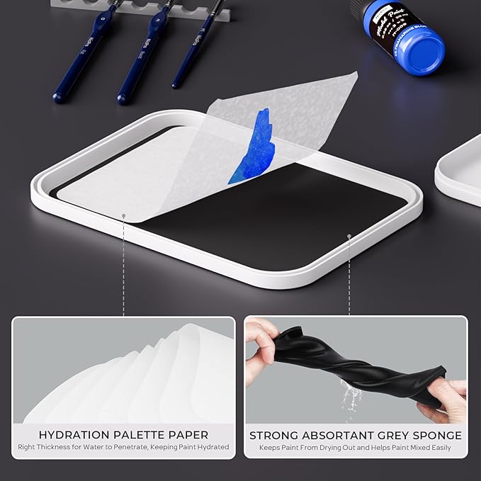 Nicpro Professional Miniature Painting Kit, - Image 4