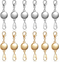 Hicarer 12 Pieces Locking Magnetic Jewelry Clasp Round Necklace Clasp Closures by Hicarer