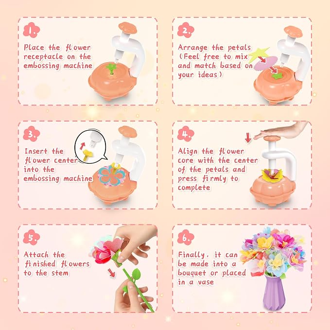 Kufanda 222 Pcs DIY Flower Bouquet Making Kit - Image 3
