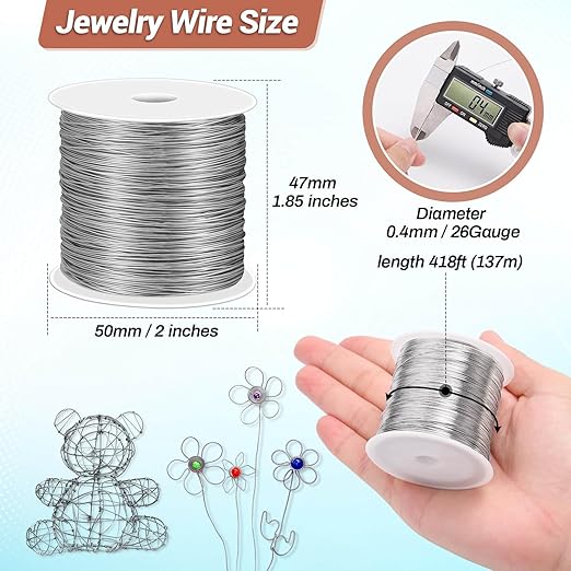 cridoz 26 Gauge Stainless Steel Wire - Image 2