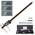 HARDELL Digital Caliper 12 Inch, Stainless Steel Caliper Measuring Tool with Large LCD Screen, Auto-Off Feature, Inch/Millimeter, Electronic Vernier Caliper for DIY, Jewelry, Parts, 3D Printing