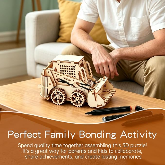 Wooden 3D Puzzle, Creative DIY Model Building Kit - Image 6