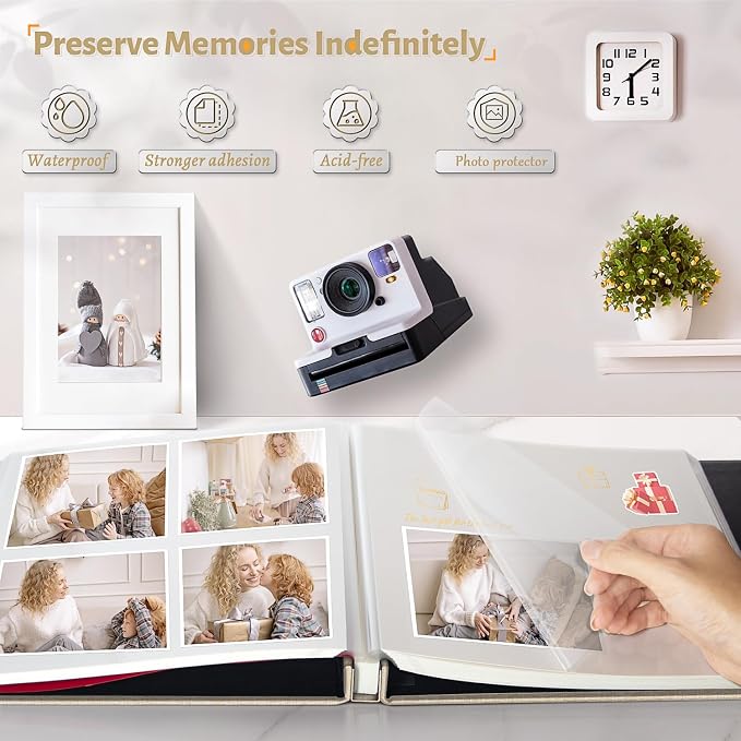 Artfeel Photo Album Self Adhesive Scrapbook, Large Photo Book - Image 2