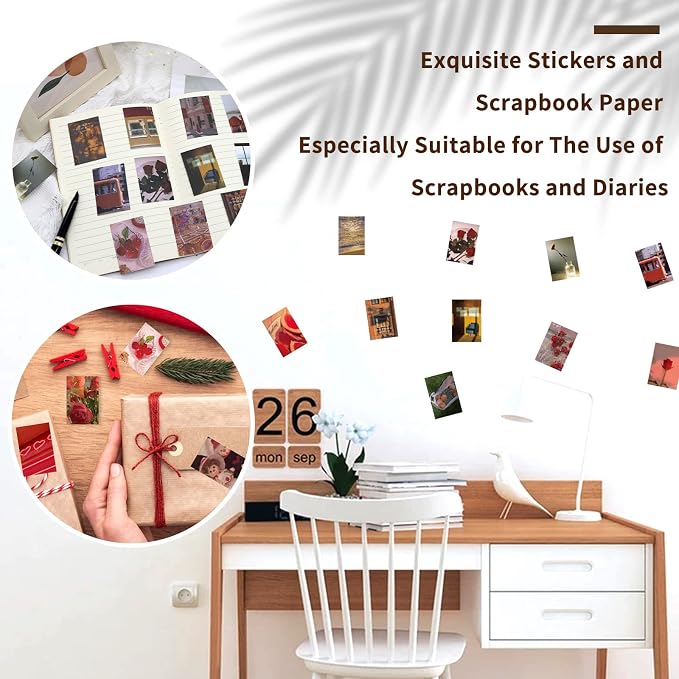600 Pieces Washi Sticker Set, 12 Set Scrapbooking Diary Planner Album Diary - Image 6