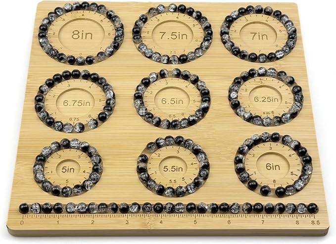 Petoysoso Bead Boards for Jewelry Making, Bamboo Beading Board for Jewelry - Image 6