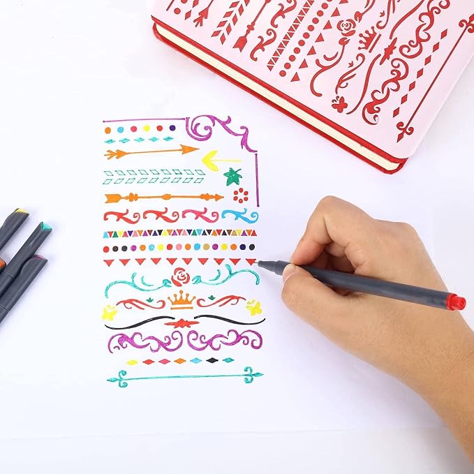 iBayam Fine Tip Pens, Micron Point 0.38mm, Note-Taking Journaling | Smooth - Image 6