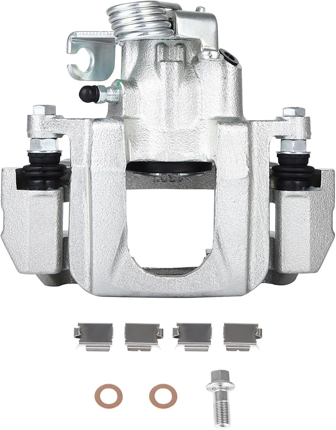 cciyu Rear Left Brake Caliper Assembly w/Bracket 18B5213 2009 For Ford For Flex,2009 2010 2011 For Lincoln For MKS
