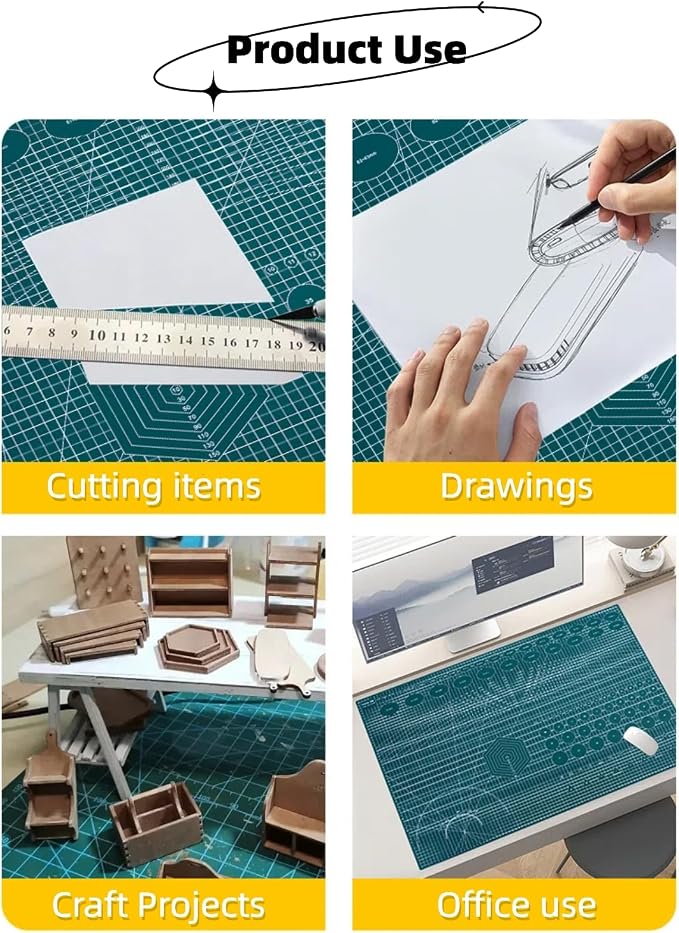 A5 Self-Healing Cutting Mat, Small Cutting Mat, Professional Double Sided - Image 7