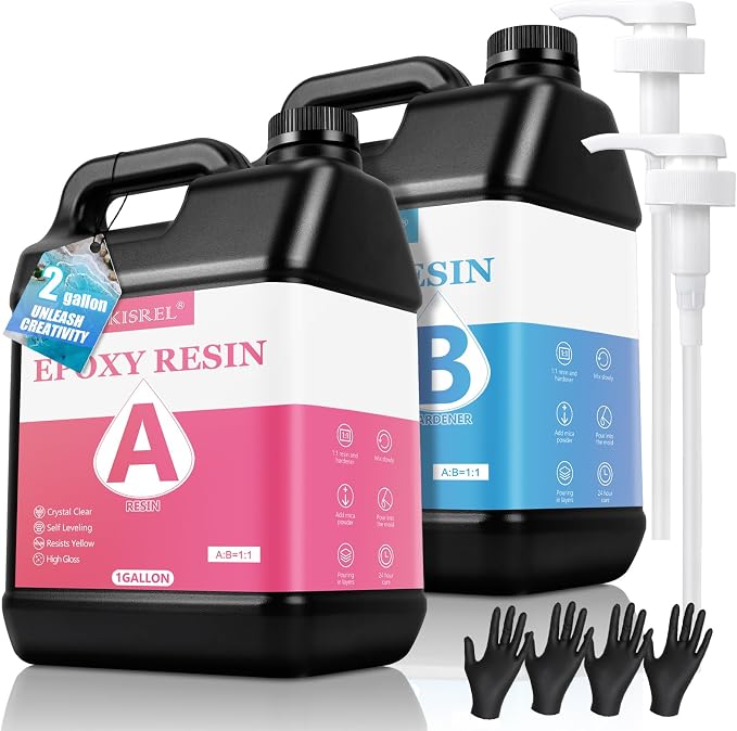 KISREL Epoxy Resin 2Gallon by KISREL