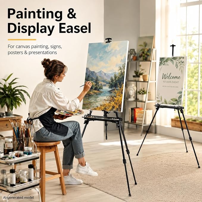 RRFTOK 21-61 Inch Adjustable Art Easel Stand - Image 2
