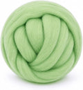 3.53oz Wool Roving: Needle Felting Wool White Roving Wool Felting Supplies Pure by Gipony