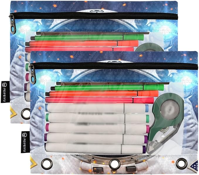 Astronaut Cat Space Pencil Pouch - Image 2