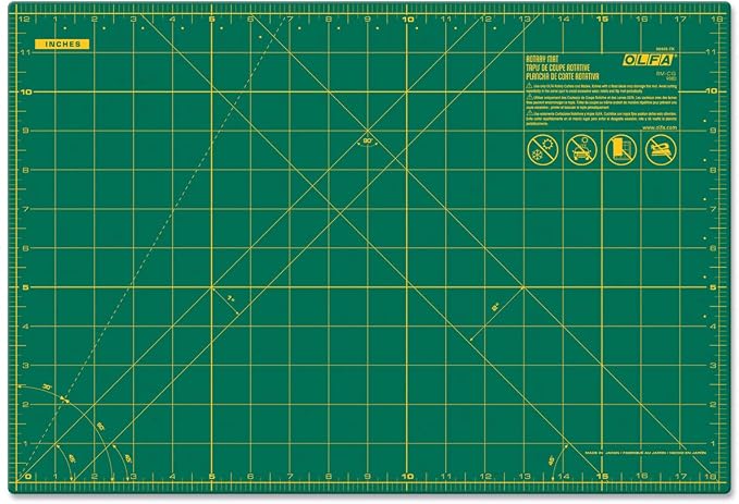 OLFA Gridded Cutting Mat 12"X18" - Image 3