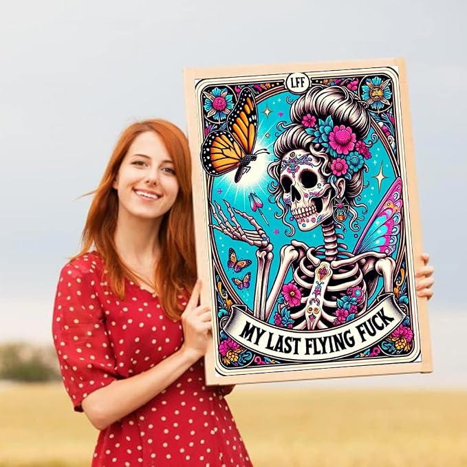 Meothan Skull Diamond Art Kits for Adults-Skull Last Flying Diamond Painting - Image 4