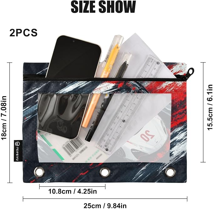 Custom Truck Racing Car Pencil Pouch - Image 3