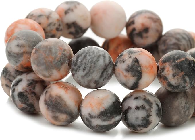 Zenkeeper 108 Pcs Pink Zebra Beads - Image 3
