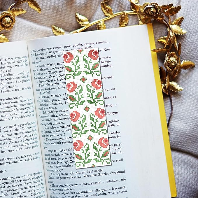 FREEBLOSS 6 PCS Cross Stitch Bookmark Kits - Image 5