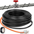 30FT（3FT-200FT） Pipe Heating Cable for Pipe Freeze Protection, Heat Cable for Water Pipes(Metal and Plastic), Pipe Heat Tape Keeps Water Flowing at -40°F 5w/ft, 120V