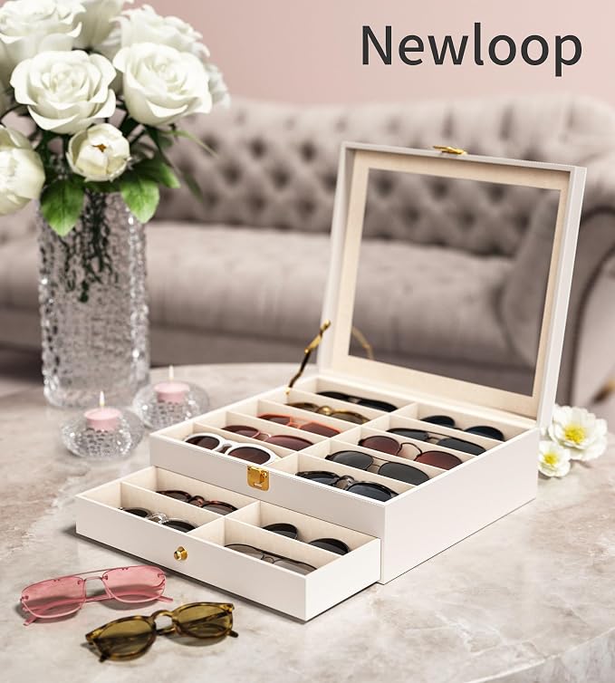 NEWLOOP 20 Slots Sunglass Organizer - Image 2