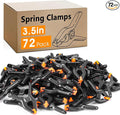 72 Pack 3.5 inch Plastic Spring Clamps, Backdrop Clips, Plastic Clamps by Unknown