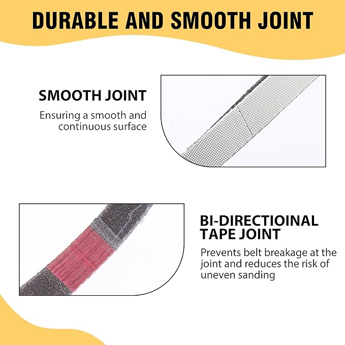 1/2 x 12 Inch Knife Sharpener Sanding Belts for Work Sharp, 5000 Ultra Fine Grit Replacement Sharpening Belt Kit for Official Work Sharp (WSKTS & WSKTS-KT/Mk.1 & Mk.2) Knife & Tool Sharpener, 10 Pcs