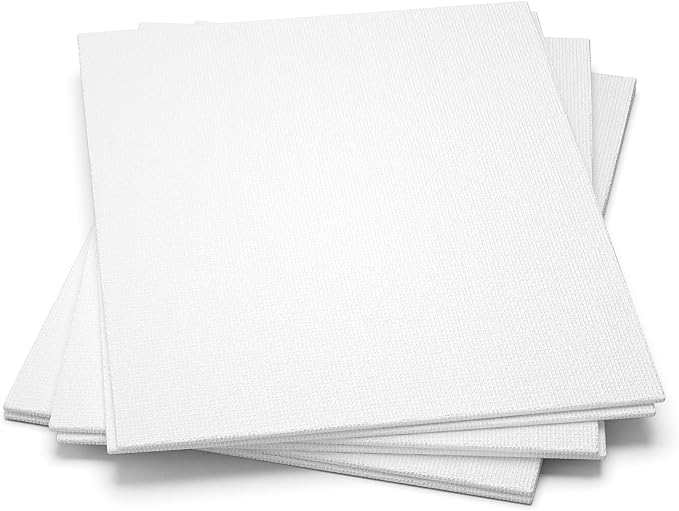 GOTIDEAL Canvases for Painting, 12x16 inch of 6 Pack, Professional Primed White - Image 2