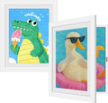 2 Pack Kids Artwork Frames Changeable 8.5 x 11 Inch Children Art Projects by Unknown