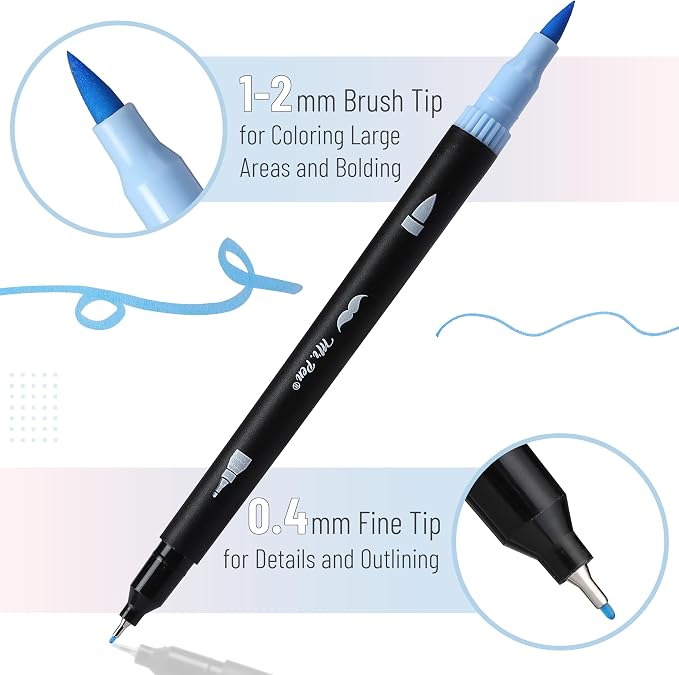Mr. Pen- Dual Tip Brush Pens - Image 3