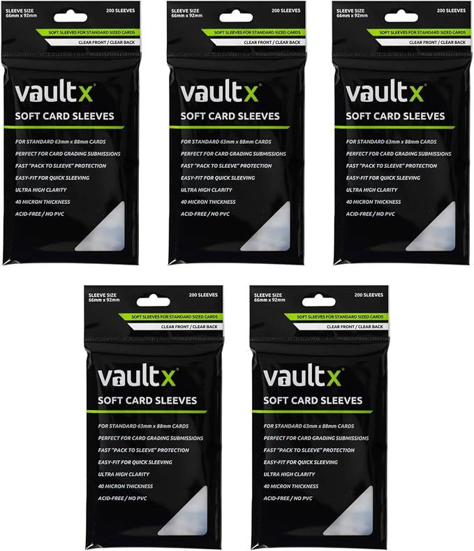 Vault X Soft Penny Sleeves for Standard Trading Cards TCG by VaultX