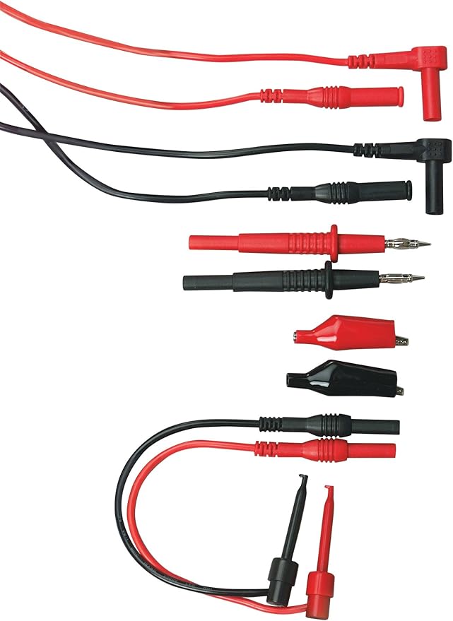 Extech MA445 True RMS 400A AC/DC Clamp Meter Bundle with NCV Test Lead Kit