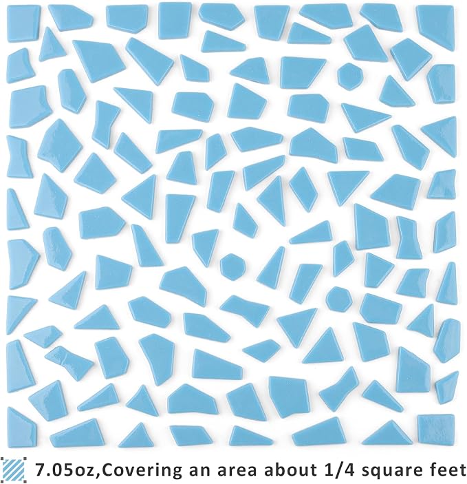 Youway Style Blue Glass Mosaic Tiles - Image 8