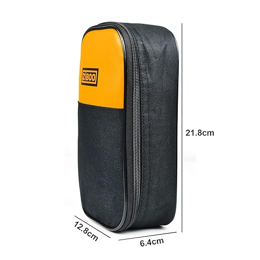 ZIBOO C25 Multimeter Meter Soft Case,Use for Clamp Meter Multimeter Compatible withFLUKE KYORITSU-HIOKI-Testo Sanwa