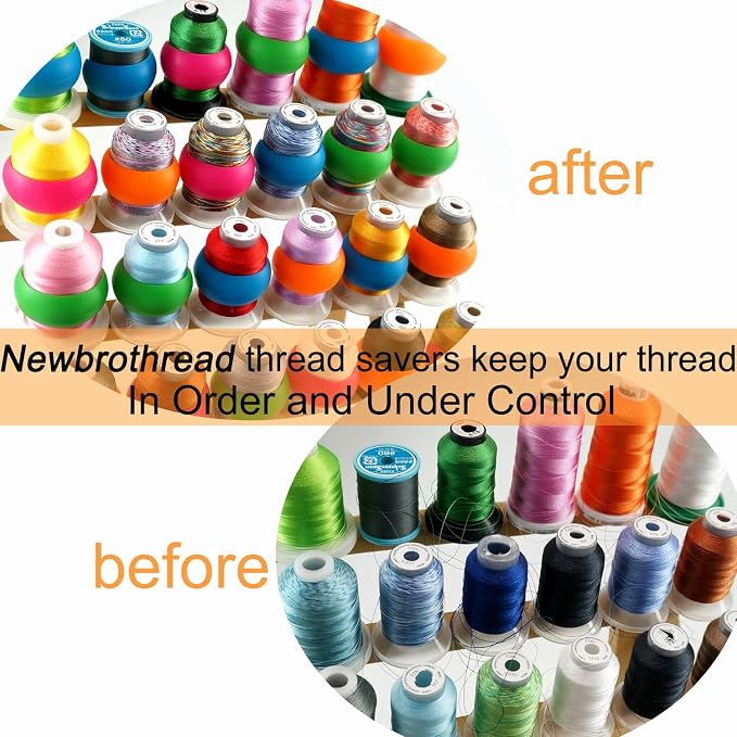 New Brothread 100pcs Thread Spool Savers/Spool Huggers - Image 7