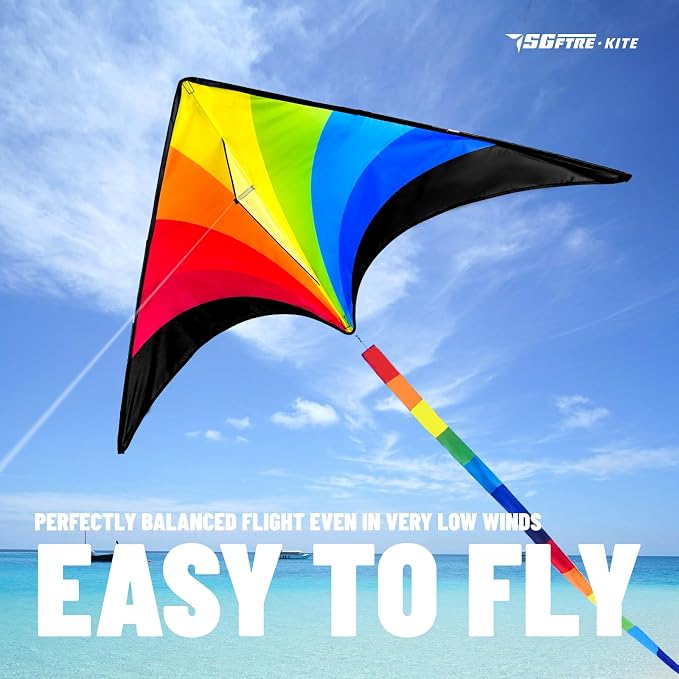 SGftre Complete Kite with Handle, Line & Accessories, Family Outdoor Activities - Image 3