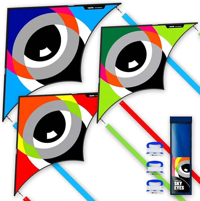 Delta Kite Set for Kids and Adults, Extremely Easy to Launch for Beginners by SGftre