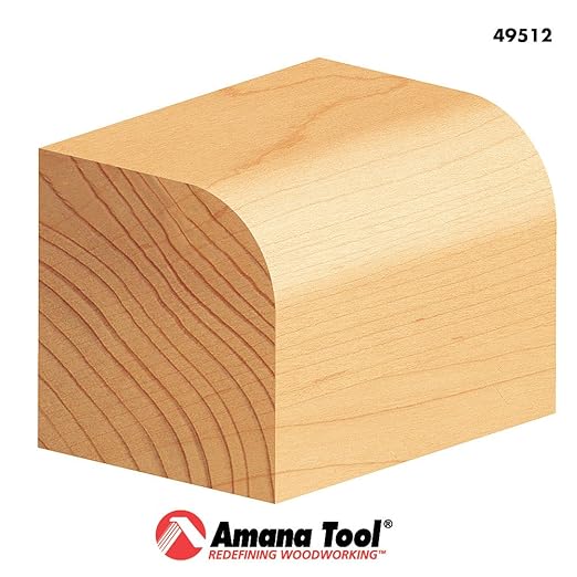 Amana Tool - 49512 Carbide Tipped Corner Round 3/8 Radius x 1-1/4 Dia x 5/8 x 1/4" Sha